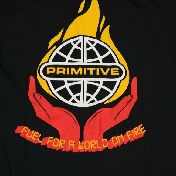 primitive skateboarding t shirt medium size / long sleeve tee with graphic tee - Picture 3 of 5